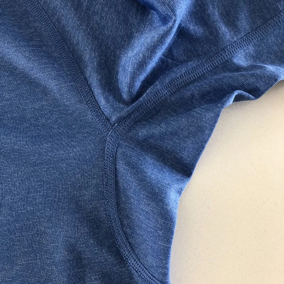 Puma 1/2 Zip Long Sleeve Stand Up Collared Top in Heather Light Purple Size S - Picture 7 of 15